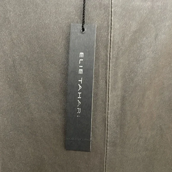 Genuine leather dress - Brown suede collar with belt NEW - Picture 8 of 8